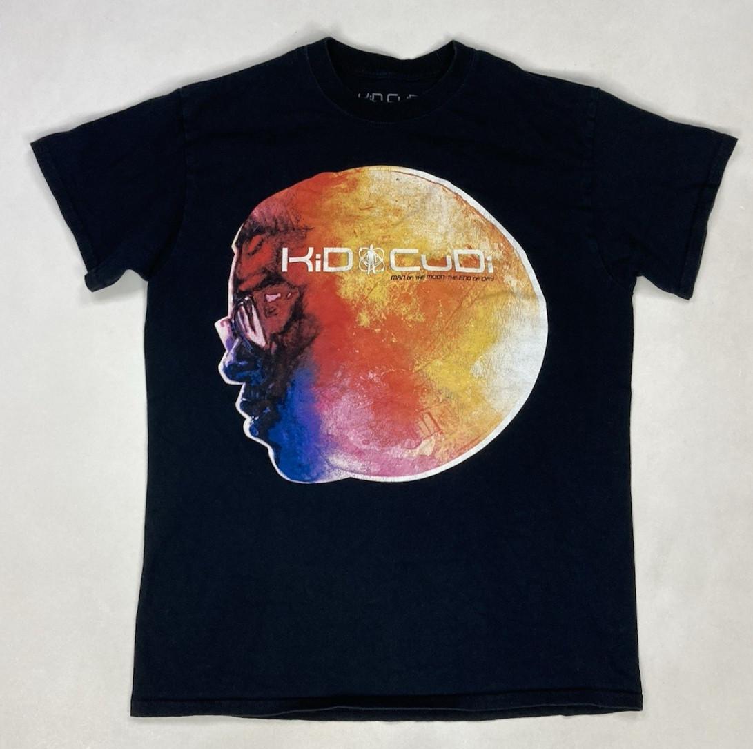 Kid Cudi Man On The Moon Graphic T-shirt Men Medium Black Short Sleeve Music L