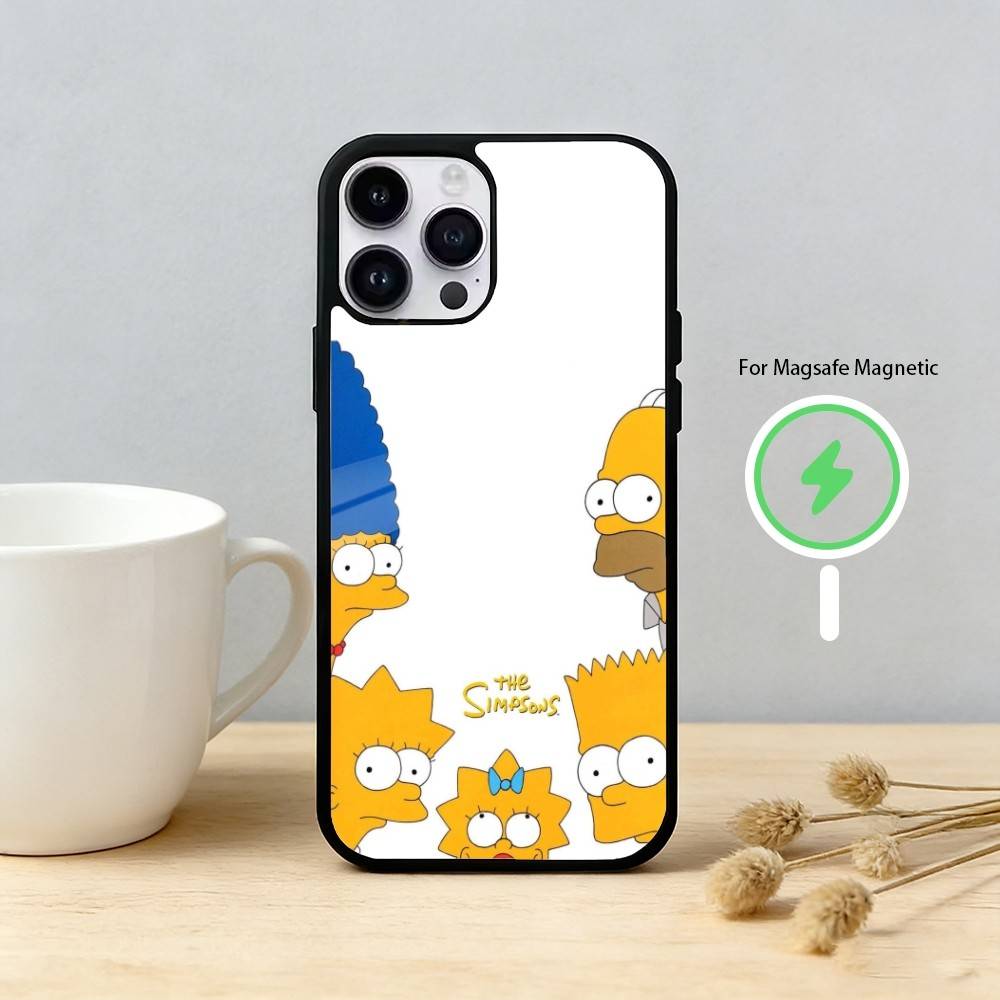 Cartoon A-American Dad Phone Case For iPhone 17/16/15/14/13/12/Plus/Pro/Max for Magnetic Wireless Charging