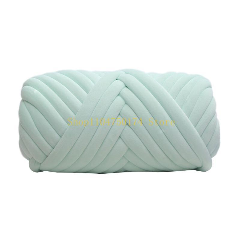 Chunky Tube Yarn for Knitting Soft and Plush Crystal Braid Cotton Thread top sale