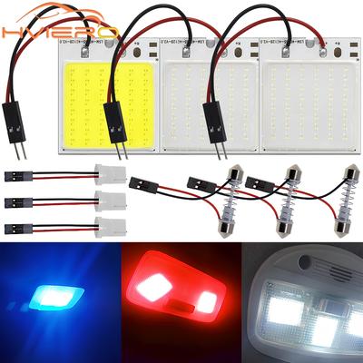 T10 Cob 24 SMD 36 SMD 48SMD Lampada da pannello per veicolo a led per auto Lampada da lettura per interni auto Lampadina a cupola a festone