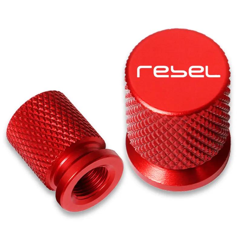 For Honda Rebel 300 Rebel 500 CMX Rebel300 Rebel500 Rebel1100 Motorcycle Tire Valve Air Port Stem Cap Cover Plug CNC Aluminum BF7