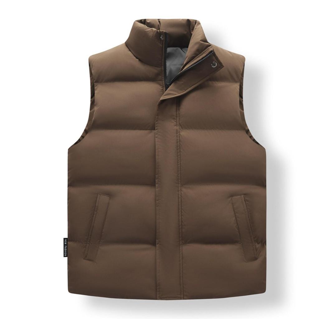 Winter Clean Standing Collar, Down Cotton Camisole, Slim Fitting And Handsome Young Man