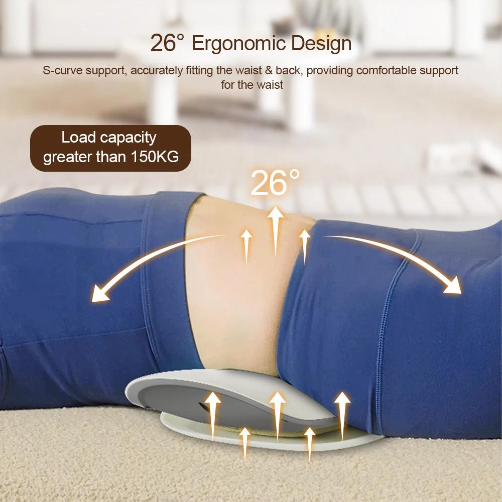 Electric Lumbar Traction Massager,Adjustable Vibration Waist Massager,Inflatable Back Stretcher Device,Waist Spine Support Back