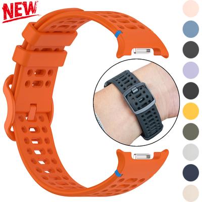 Sport Watchband for Samsung Galaxy Watch 8/8 Classic 46mm Breathable Strap for Galaxy 8 40 44mm Adjustable Silicone Bracelet