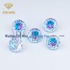 4-8mm Gradient Rose-Cut Two-Tone Soft Core Zircon Millennium Rose