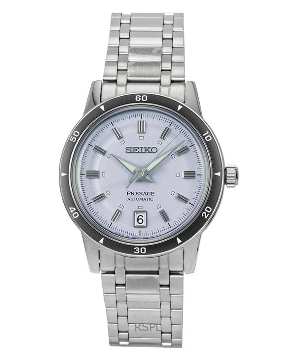 

Seiko Presage Style 60 s Stainless Steel Light Violet Dial Automatic SRPL73J1 Men s Watch Фіолетовий