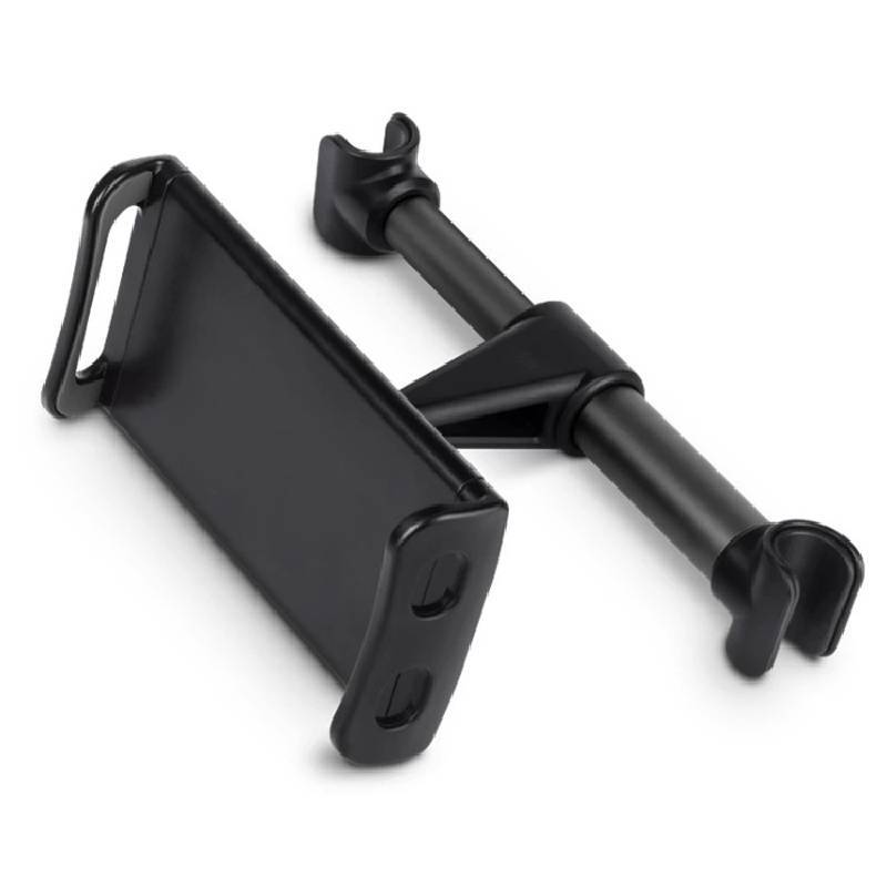 Car Headrest Phone Holder Alloy Universal Backseat Tablet Mount For Comfort And Convenience чёрный