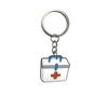 Cute Medical Themed Silicone Keychains With Blank Label Tags Lovely Cartoon Designs For Nurses Doctors Gifts Daily Use