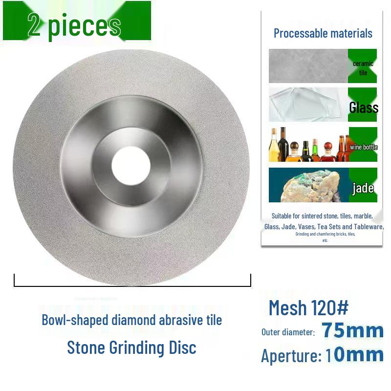 Mini 76mm (3") Angle Grinder Blade: Metal Grinding & Polishing Disc, Cutting Wheel 10mm Arbor.