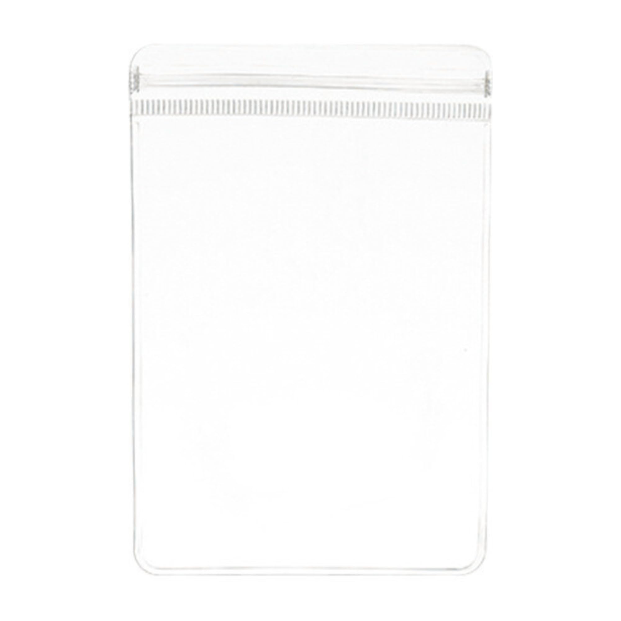 

NASSIA 100-Count Jewelry Bags, PVC, Clear, Anti-Tarnish, Zipper-Clear, Sealed, Packaging Bags (8 x 12cm)