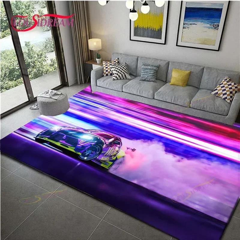 Game NFS Cars Printed Carpets Living Room Anti-Skid Area Rug Kids Bedroom Mats Yoga Mat Large Carpet Decor