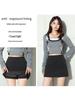 Autumn 2025 High-Waisted Woolen Half-Skirt for Women - Slimming, Hip-Hugging Design with Anti-Exposure Lining
