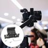 Mehrzweck-Kamerabasisplatte mit 15-mm-Doppelstangen-Schienenklemme für DSLR-Rig-Stützsysteme Zubehör