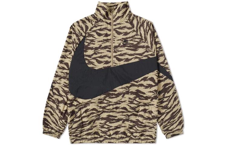 Nike Jackets Men s Brown Stand Collar Moderate Other AO0862-235 S