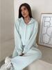 Women's 2-Piece Cotton Zip Up Hooded Sweatsuit Long Sleeve Pullover Jogger Set Casual Athletic Tracksuit