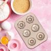 Carbon Steel Cake Baking Tray Non-Stick Donut Muffin Pan DIY Baking Mold Donut Baking Mold  Pudding