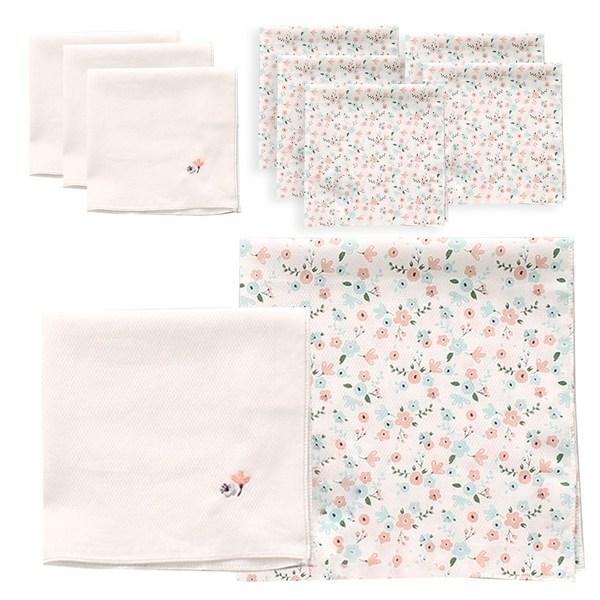 

Набор носовых платков Cubie & Mom Flower Scarf 10р, корейские детские товары