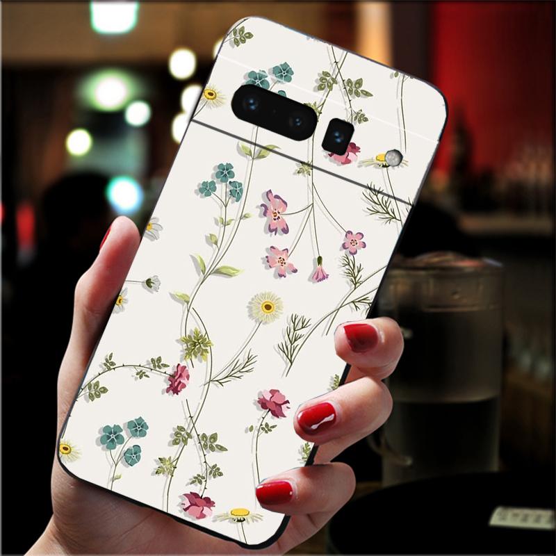 

Phone Case For Google Pixel 10 9 Pro XL 9A 8 7 6 Pro Pixel 8A 7A 6A Pixel 8 7 6 5 Flower Peony Rose Google Pixel 5