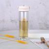 SX Magnetic Double-Layer Glass Tea Tumbler