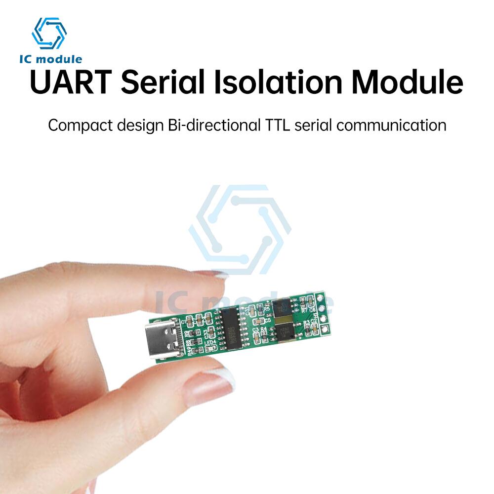 USB To TTL Serial Port Optoelectronic Isolation Module Type C H340 High-Speed Isolation UART Serial Port Isolation Module