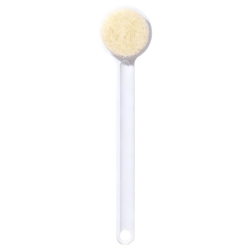 Long Handle Soft Bristle Bath Brush Back Body Scrubbing Exfoliating Shower Tool PP Material