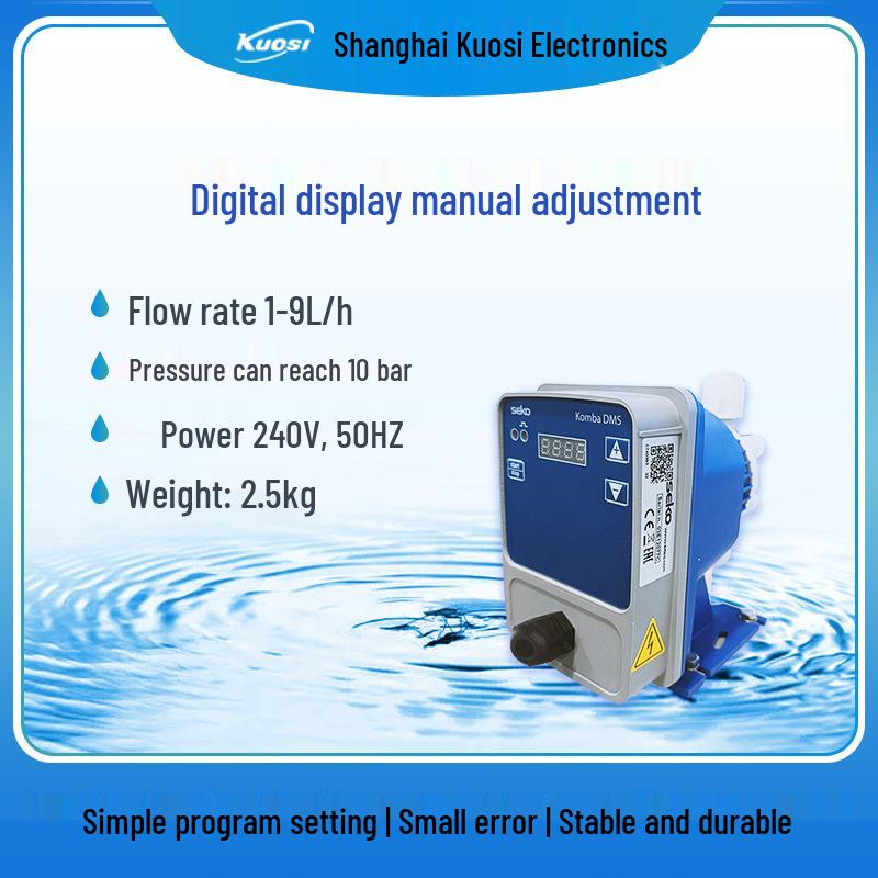 SEKO Saigao Acid & Alkali Resistant Electromagnetic Diaphragm Dosing Pump for Water Treatment (DMS/DML/DMC200 Series)