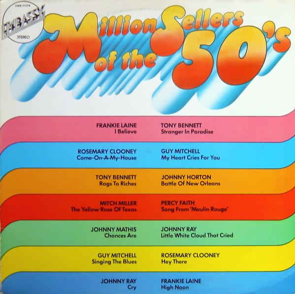 

LP Record VARIOUS - Million Sellers Of The 50 s EMB31078 Embassy 1974 UK Pop Used