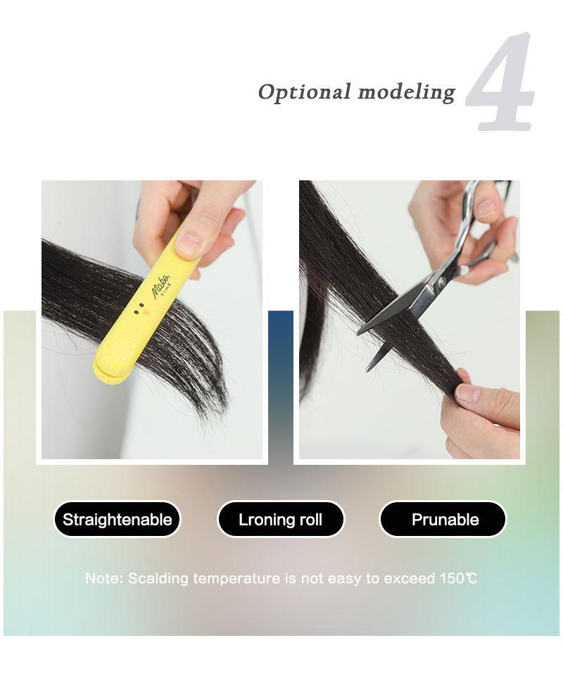 2025 Europäische Mode Lange gewellte lockige Perücke für Frauen Bule