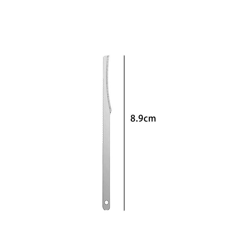 Stainless Steel Pedicure Knife Set: Dual-Headed Nail Pick with Razor, Foot File & Exfoliating Tool