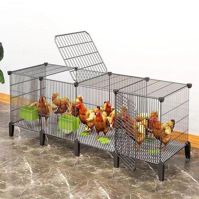 Mehrschichtiger Hühner-, Enten- und Taubenkäfig mit Toilette für die Freilandhaltung
