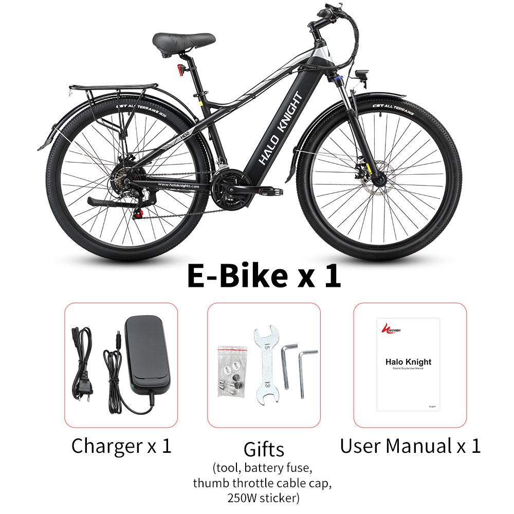 E-Bike Halo Knight H02 750W Motor 48V16Ah Akku 29" Reifen 45km/h Max. Geschwindigkeit 60km Max. Reichweite Shimano 21 Gänge