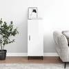 VidaXL Buffet White Glossy 34.5x34x90 Cm Engineered Wood 828558