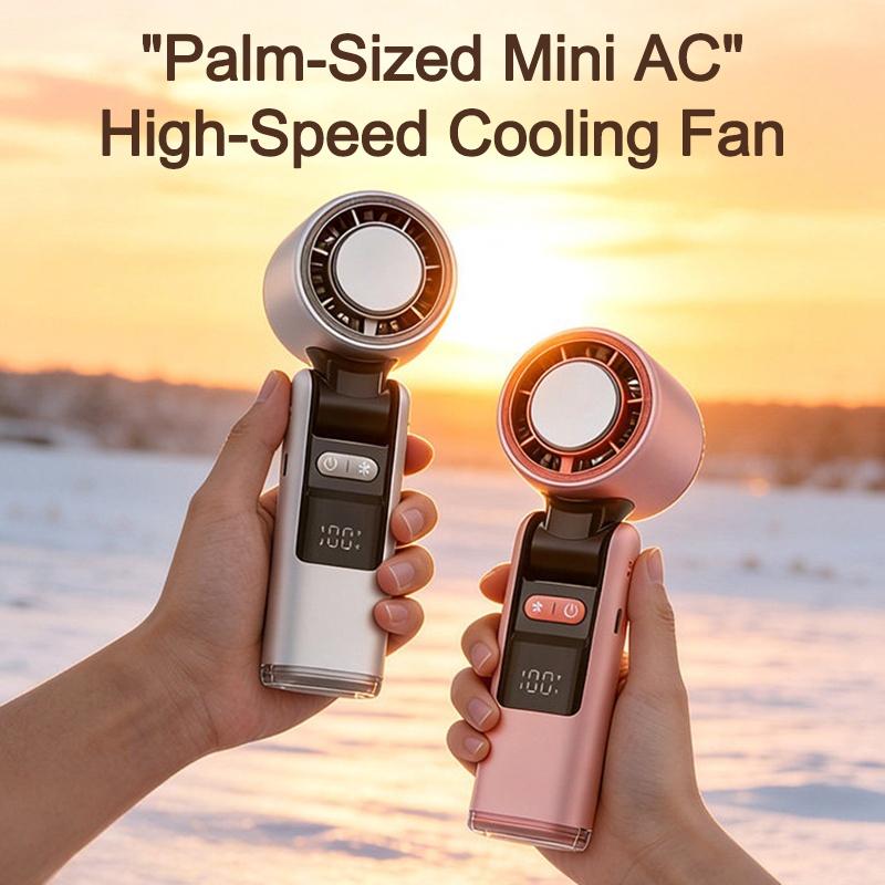 Mini Bladeless Handheld Fan USB Rechargeable Hand Fan Portable Personal Highspeed Fans Electric Eyelash Fan for Camping Outdoor