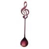 Gelato Caffè Note Musicali Cucchiaino Mescolatore Stoviglie