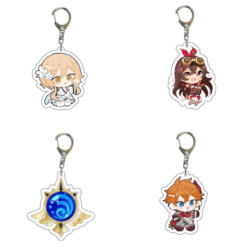 Vibrant Cartoon Keychain With Alloy Silicone Chain For Kids And Fans