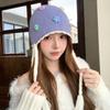 Ear Protection Beanie Cap for Women Windproof Pullover Caps  for Walking Travel Shopping