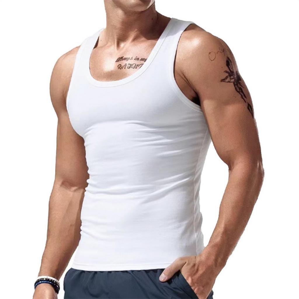 New Men's Summer Sports Casual Base Sleeveless Vest