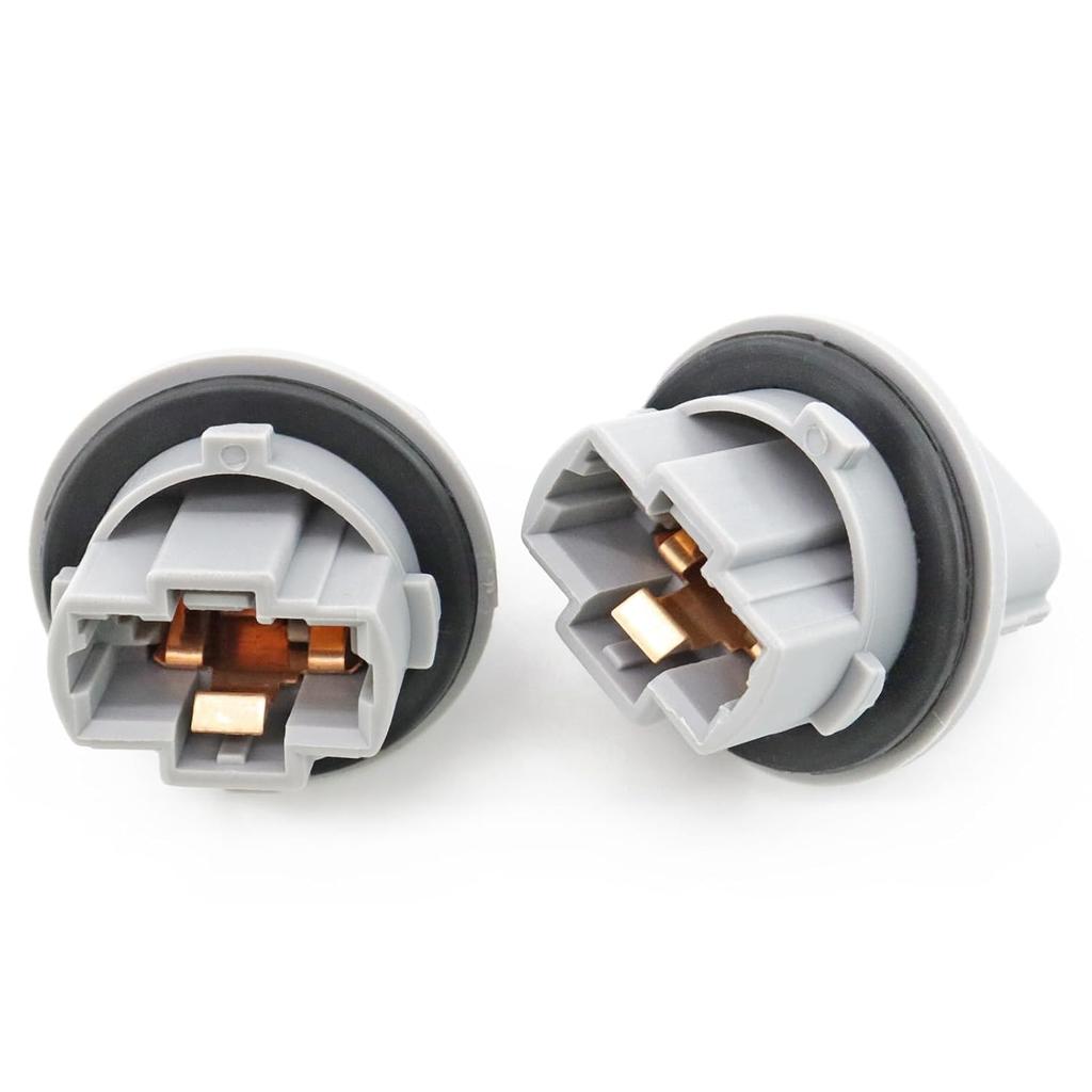 Front Turn Signal Light Bulb Plug Socket Compatible with Toyota 2005-2021 Tundra, 2005-2016 Tacoma, 2008-2018 Sequoia, 2003-2006 4Runner, 2009-2017