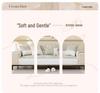 2025 Luxurious Cream Sofa Cushion - Non-Slip, Year-Round Comfort Cover