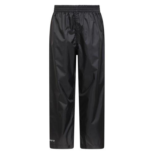 Pantaloni impermeabili da bambino/ragazzi Pakka II di Mountain Warehouse 2-3 Years nero