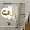 Hand-Woven Hemp Rope Curtain Tether,Hemp Rope Bracket  - Decorative Storage Bracket for Bedroom Home Decoration Accessories