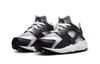 Nike Huarache Run Huarache Run Wallace Vintage Antiscivolo Resistente all'Abrasione Basse Scarpe da Corsa per Bambini Grigio Nero 704949-044