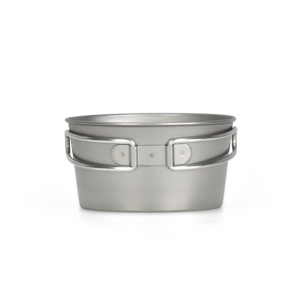 Belmont Titanium Sierra Deep with Folding Handle Measurement Made In BM-426 Cup, Type, 350ml, (with Markings), Japan, Tsubame-Sanjo