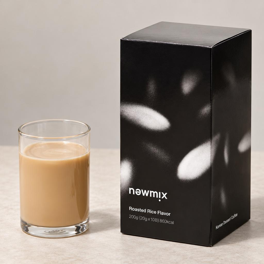 Newmix Coffee Roasted Rice Flavor 10 Sticks 200g