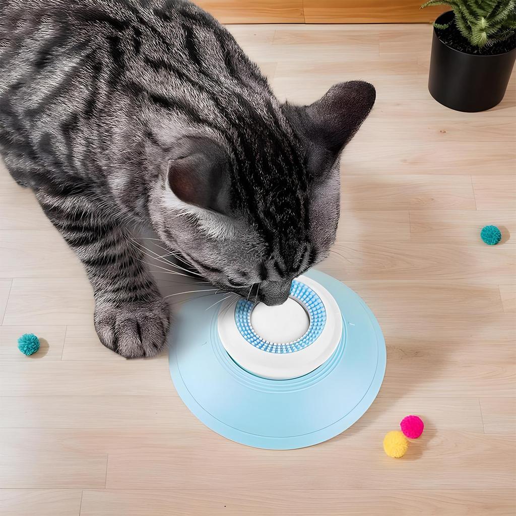 Neues Katzen-Hunde-Leckspielzeug Langsamfresser Hundelecknapf mit Saugnapf Anti-Erstickung Schnüffelmatte Haustierberuhigung für kleine, mittlere und große Rassen