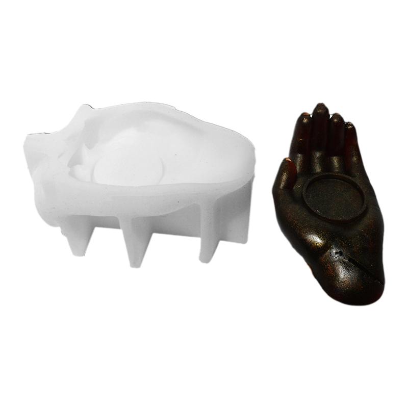 Tealight Candle Holder Resin Molds,Silicone Hand Candle Holder Molds for Epoxy Resin Casting,DIY Valentine s Day Gifts