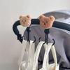 Multifunctional Baby Stroller Hook Bear Shape Stroller Accessories Durable Hanging Hook  Bike