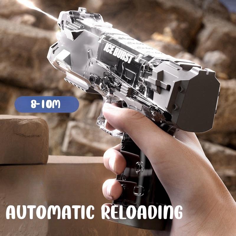 Portable Water Gun Kids Manual Ice Burst Automatic Reloading Waterguns Summer Outdoor Pool Garden Fight Games Toys For Kids