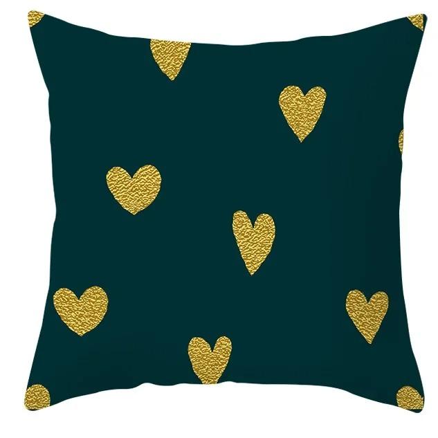 Pillowcase Luxury Gold Decorative Cushion Cover Home Sofa Pillowcase Home Decoration