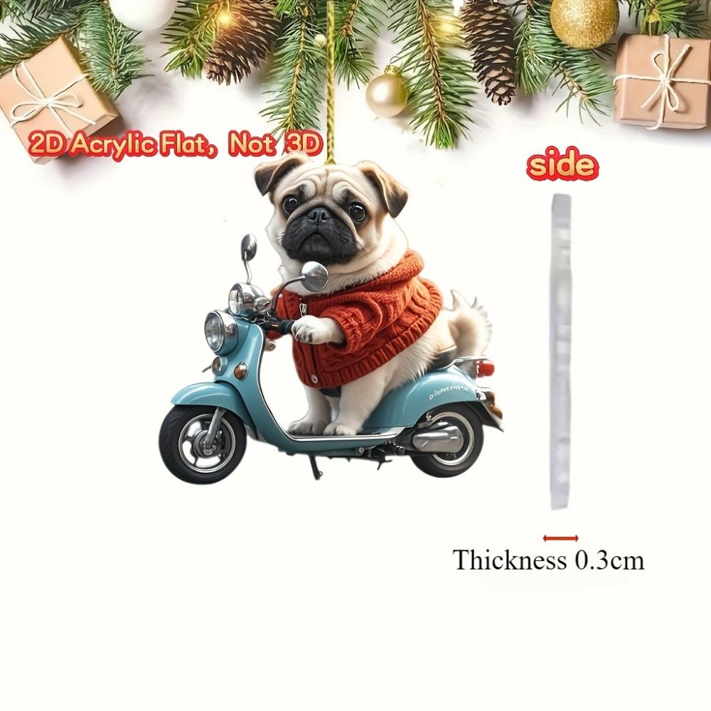 2D Flat Christmas Gift Pendant. Hanging Ornaments. Suitable for Car Rearview Mirror Pendant. House Decoration. Creative Gifts